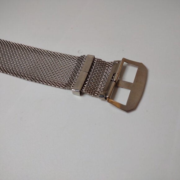 Cute Silver Tone Metal Mesh Belt Bracelet - Picture 5 of 10